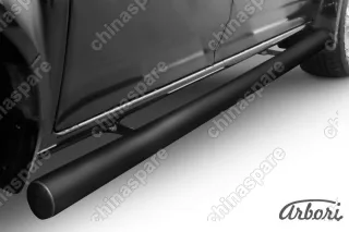 Защита порогов d76 труба  Arbori черн. для Great Wall WINGLE 2012-2015