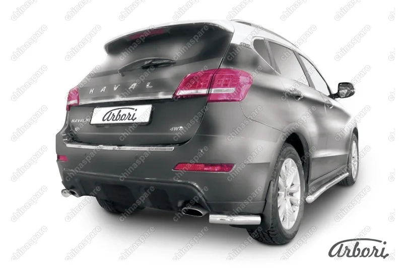 Уголки d57 Arbori нерж. сталь для HAVAL H2 2014-нв