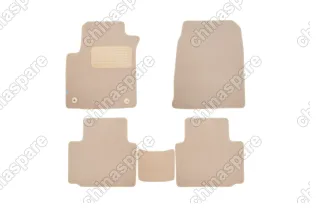 Коврики в салон Klever Premium HAVAL H2, 2015-> кросс., 5 шт. (текстиль, бежевые)