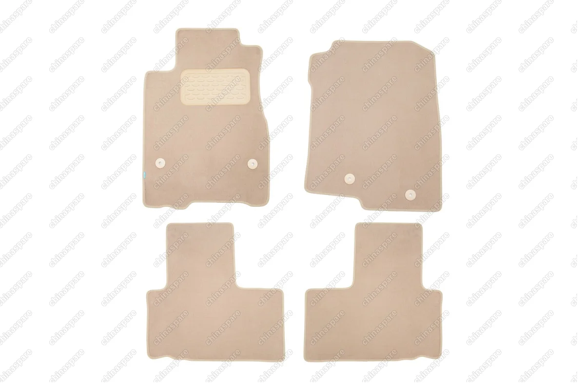 Коврики в салон Klever Premium HAVAL H6, 2015->, кросс., 4 шт. (текстиль, бежевые)