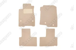 Коврики в салон Klever Premium HAVAL H6, 2015->, кросс., 4 шт. (текстиль, бежевые)