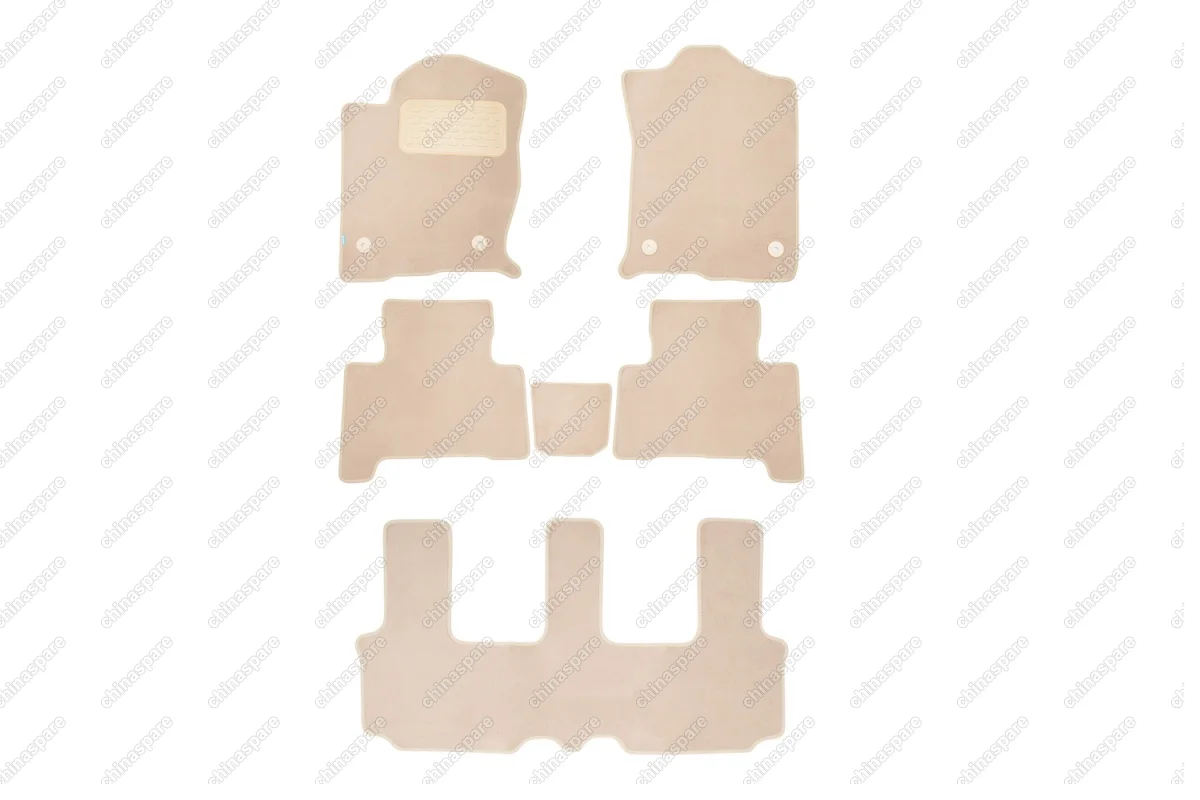 Коврики в салон Klever Premium HAVAL H9, 2015-> кросс., 6 шт. (текстиль, бежевые)
