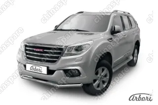 Защита переднего бампера Arbori d57 HAVAL H9 2015-