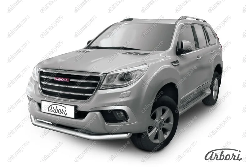 Защита переднего бампера Arbori d76 HAVAL H9 2015-