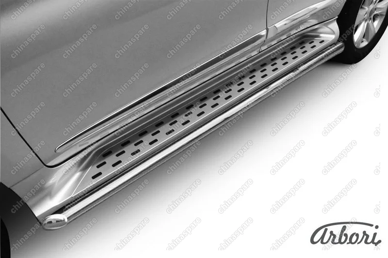 Защита штатного порога Arbori d57 HAVAL H9 2015-