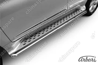 Защита штатного порога Arbori d57 HAVAL H9 2015-