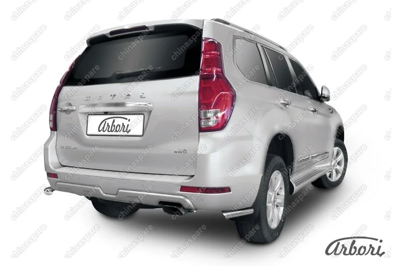 Защита задняя уголки Arbori d57 HAVAL H9 2015-