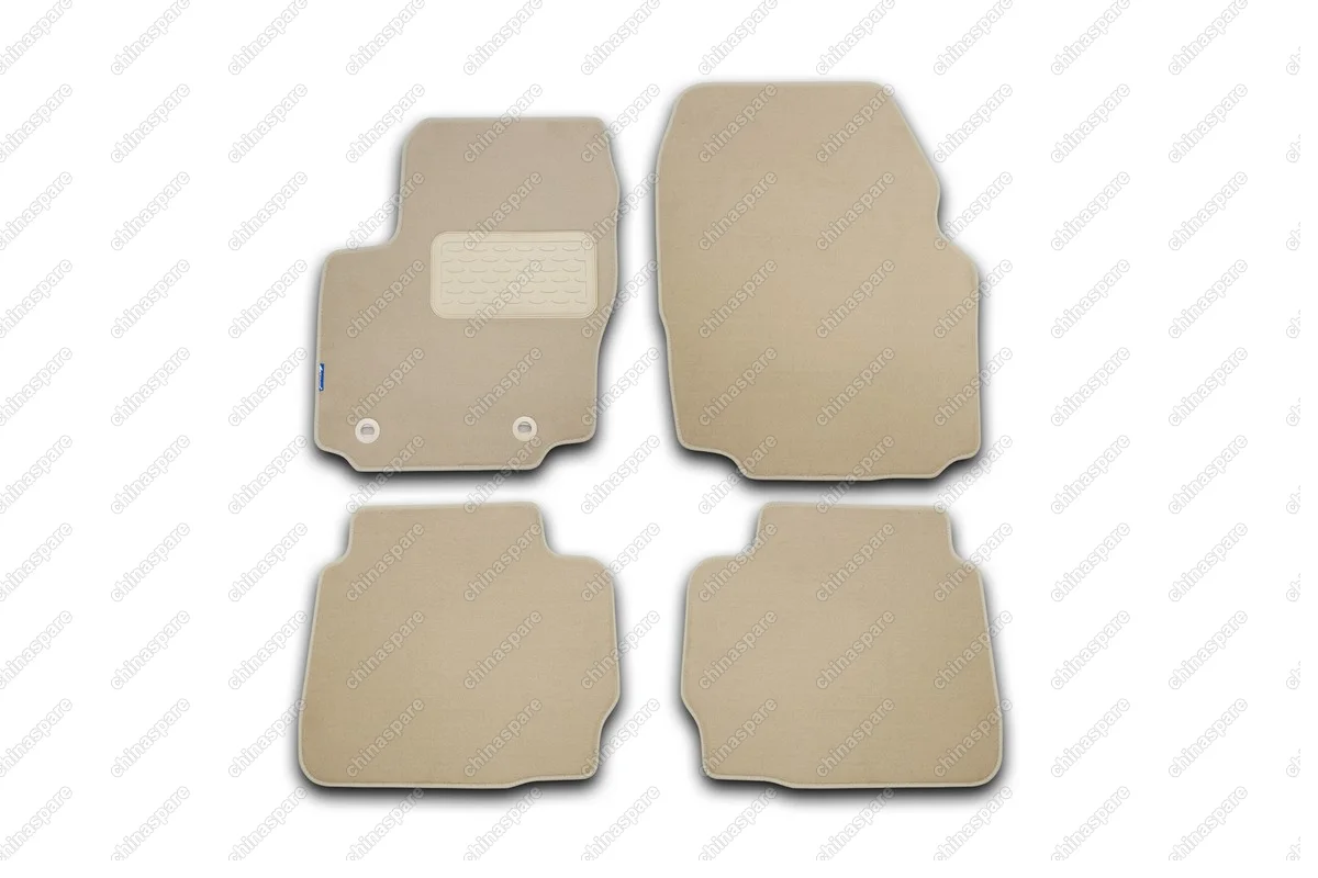 NLT181112112kh Коврики в салон HONDA Accord АКПП 2008-2012, сед., 4 шт. (текстиль, бежевые)