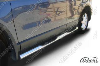 AFZDAHCRV05 Защита порогов d76 с проступями  Arbori нерж. сталь для Honda CR-V 2009-2012