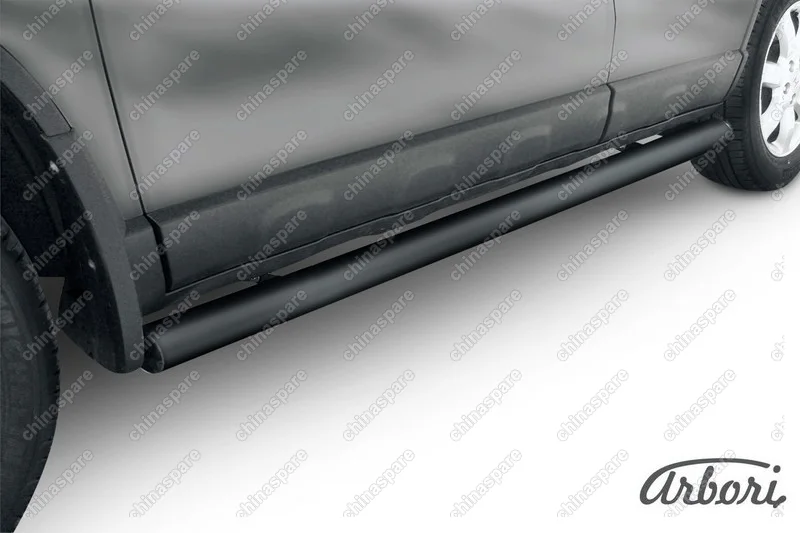 AFZDAHCRV07B Защита порогов d76 труба  Arbori черн. для Honda CR-V 2009-2012