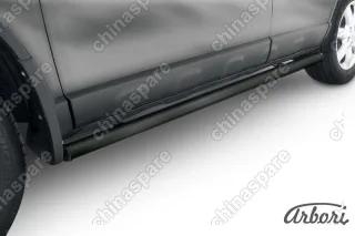 AFZDAHCRV08B Защита порогов d57 труба  Arbori черн. для Honda CR-V 2009-2012