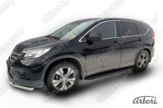 AFZDAALHCRV1301 Комплект алюминиевых порогов Arbori Optima Black 1700 для HONDA CR-V 2012-2017