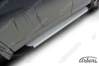 AFZDAALHCRV1302 Комплект алюминиевых порогов Arbori Optima Silver 1700 для HONDA CR-V 2012-2017