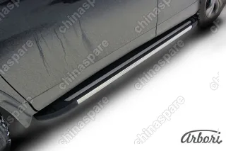 AFZDAALHCRV1303 Комплект алюминиевых порогов Arbori Luxe Black 1700 для HONDA CR-V 2012-2017