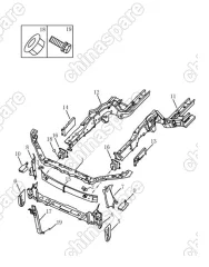 Панель передняя верх Geely Emgrand EC7