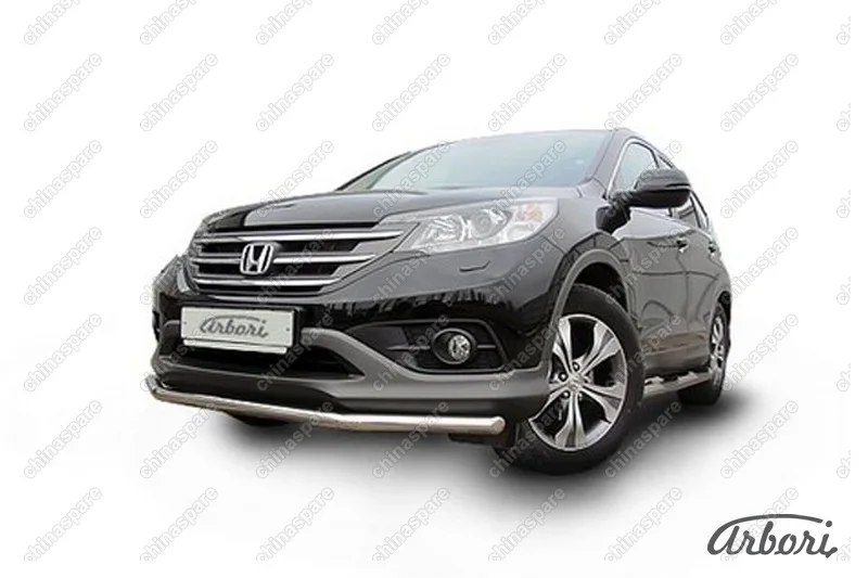 AFZDAHCRV1304 Защита переднего бампера d57 Arbori нерж. сталь для Honda CR-V 2L 2012-2017