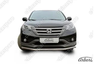 AFZDAHCRV1304 Защита переднего бампера d57 Arbori нерж. сталь для Honda CR-V 2L 2012-2017