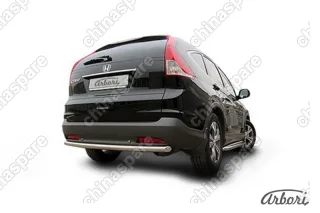 AFZDAHCRV1310 Защита заднего бампера d57 радиусная  Arbori нерж. сталь для Honda CR-V 2L 2012-2017