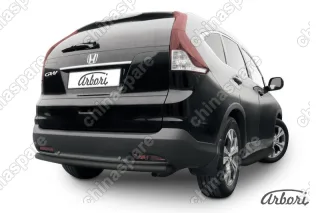 AFZDAHCRV1310B Защита заднего бампера d57 радиусная  Arbori черн. для Honda CR-V 2L 2012-2017