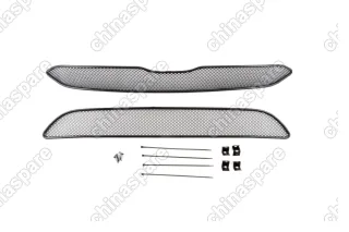 1230415101 Сетка на бампер внешняя для HONDA CR-V  2.4 2015->, 2 шт., черн., 10 мм