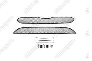 1230415151 Сетка на бампер внешняя для HONDA CR-V  2.4 2015->, 2 шт., черн., 15 мм