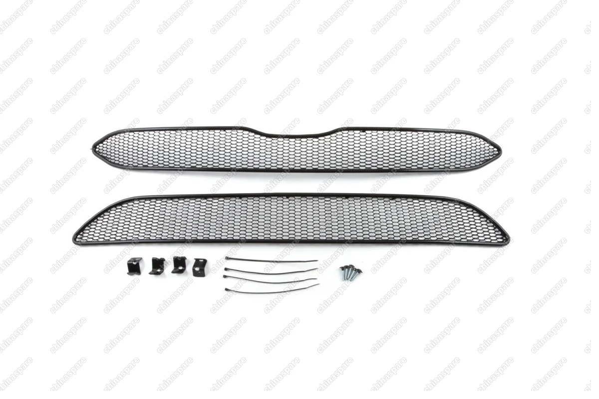 1230415201 Сетка на бампер внешняя для HONDA CR-V  2.4 2015->, 2 шт., черн., 20 мм (сота)