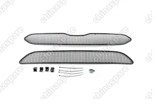 1230415201 Сетка на бампер внешняя для HONDA CR-V  2.4 2015->, 2 шт., черн., 20 мм (сота)