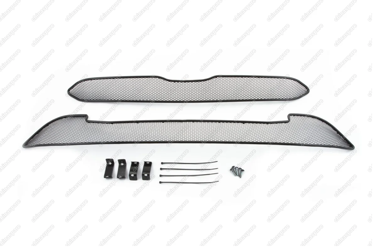 1230515101 Сетка на бампер внешняя для HONDA CR-V 2.0 2015->, 2 шт., черн., 10 мм