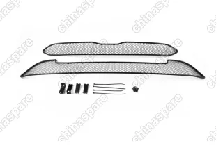 1230515151 Сетка на бампер внешняя для HONDA CR-V 2.0 2015->, 2 шт., черн., 15 мм