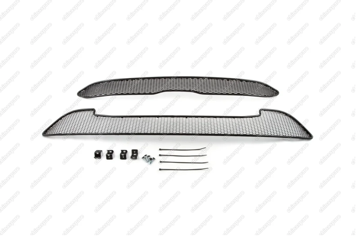 1230515201 Сетка на бампер внешняя для HONDA CR-V  2.0 2015->, 2 шт., черн., 20 мм (сота)