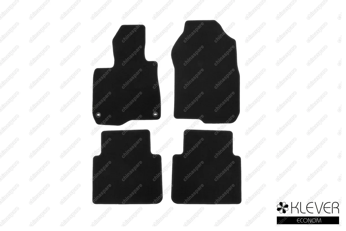 KLEVER01183201200k Коврики в салон Klever Econom HONDA CR-V, 2017->, кросс., 4 шт. (текстиль)