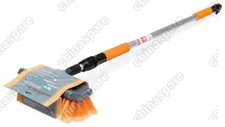 Швабра с насадкой для шланга, щеткой 25 см и телескопической ручкой 200 см