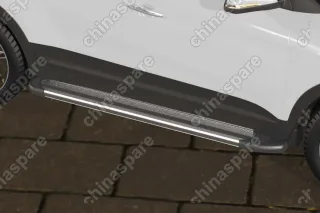 AFZDAALHCRET4WD04 Комплект алюминиевых порогов Arbori Luxe Silver 1700 для HYUNDAI Creta 2016-нв