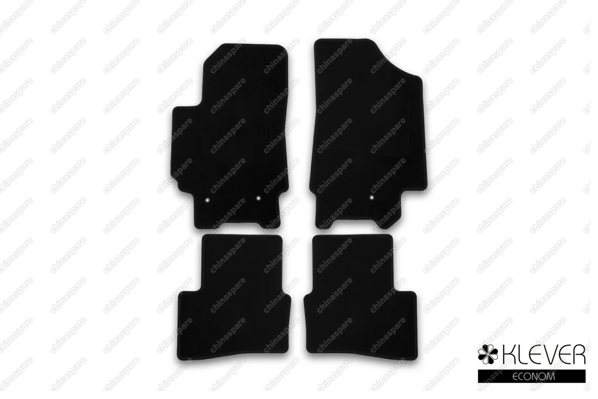 KLEVER01206001200k Коврики в салон Klever Econom HYUNDAI Creta 2016->, кросс., 4 шт. (текстиль)