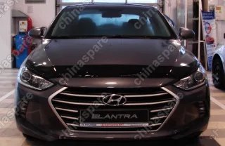 NLDSHYELA1612 Дефлектор капота темный HYUNDAI ELANTRA 2016-2018