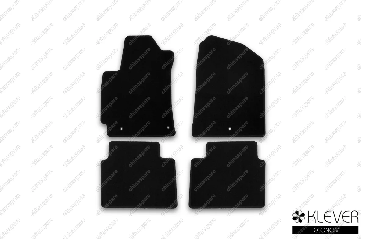 KLEVER01205901200k Коврики в салон Klever Econom HYUNDAI Elantra 2016->, сед., 4 шт. (текстиль)