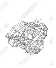 3016072127 6mt224ff transmission assy. Geely Emgrand X7