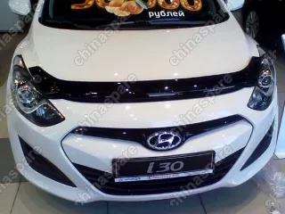 NLDSHYI301212 Дефлектор капота темный HYUNDAI i30 2012-2017