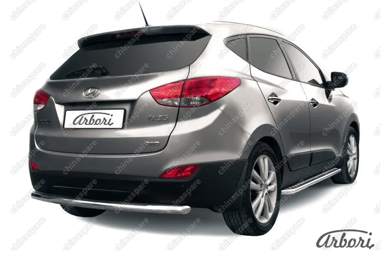AFZDAHIX3509 Защита заднего бампера d57  Arbori нерж. сталь для HYUNDAI ix35 2010-2015