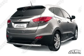 AFZDAHIX3509 Защита заднего бампера d57  Arbori нерж. сталь для HYUNDAI ix35 2010-2015