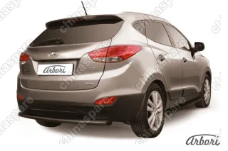 AFZDAHIX3509B Защита заднего бампера d57  Arbori черн. для HYUNDAI ix35 2010-2015