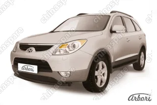 AFZDAHI5503B Защита переднего бампера d57  Arbori черн. для Hyundai Ix55 2008-2013