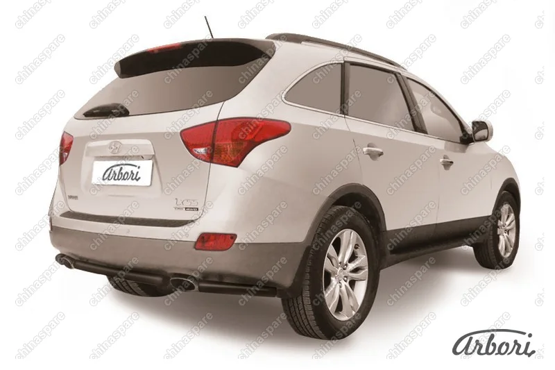 AFZDAHI5504B Защита заднего бампера d57 Arbori черн. для Hyundai Ix55 2008-2013