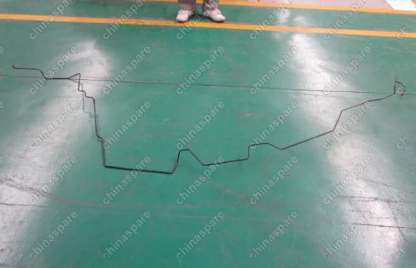 Трубка тормозная задняя правая №2 Geely Emgrand X7