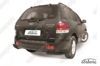 AFZDAHSFT14B Уголки d57+d42 двойные Arbori черн. для Hyundai SANTA-FE Classic (Таганрог) 2000-2012