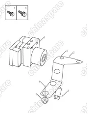 1014014577 Блок abs мк70м в сборе Geely MK
