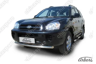 AFZDAHSFN03 Защита переднего бампера d57 Arbori нерж. сталь для Hyundai SANTA-FE 2010-2012