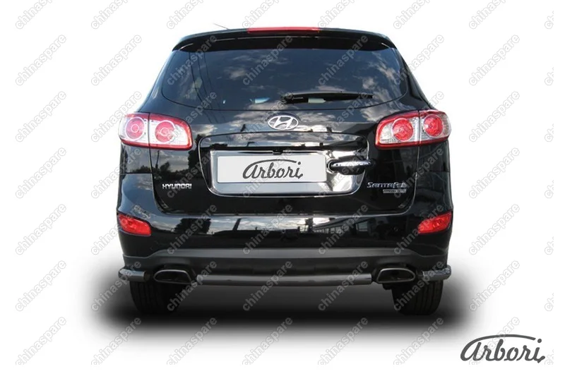 AFZDAHSFN11 Защита заднего бампера d57  Arbori нерж. сталь для Hyundai SANTA-FE 2010-2012