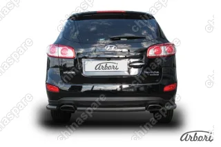 AFZDAHSFN11 Защита заднего бампера d57  Arbori нерж. сталь для Hyundai SANTA-FE 2010-2012