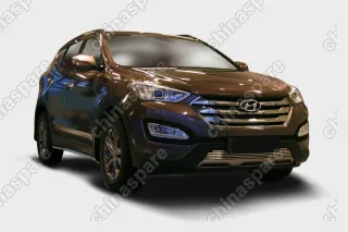 HYSF972349 Декоративные элементы воздухозаборника d10,Hyundai Santa Fe 2013- хром, HYSF.97.2349